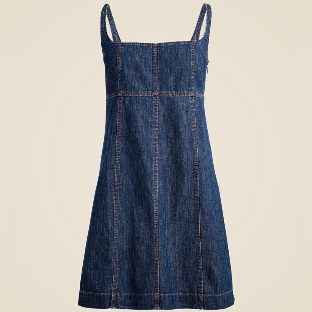 Dark Blue Denim Tank Dress